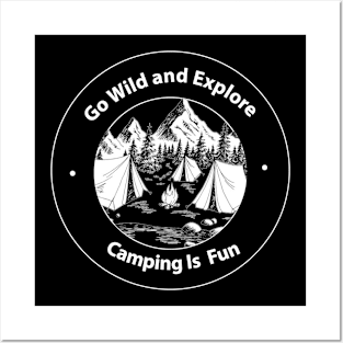 Camping Posters and Art